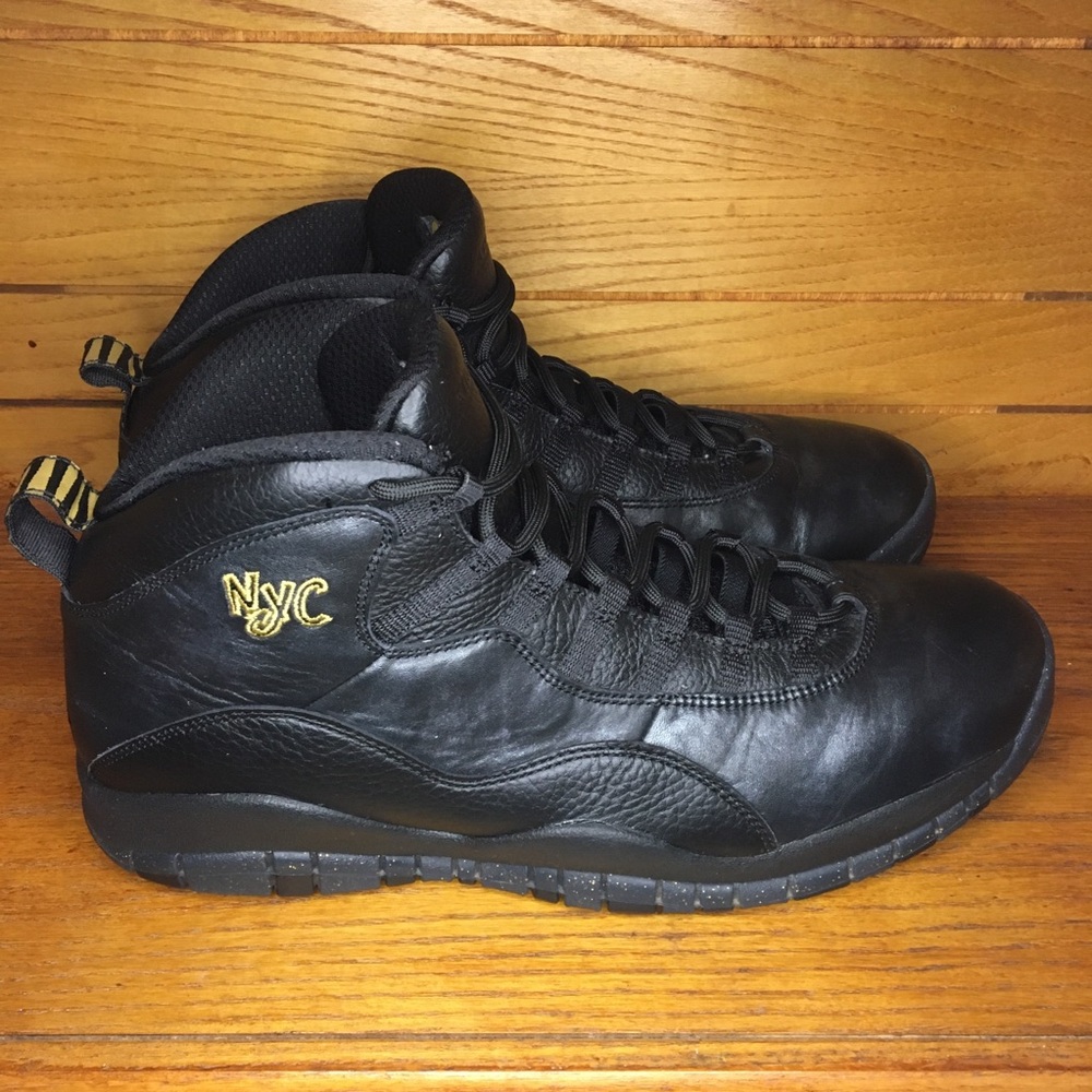 Air Jordan 10 Retro NYC Black Men’s Size 13